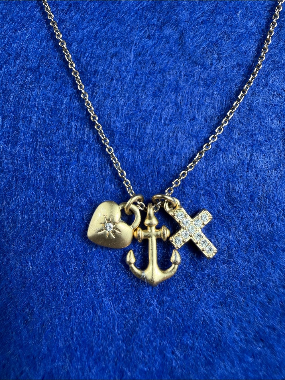 Spartina 449 Sea La Vie Rejoice/Faith Hope Love charm necklace